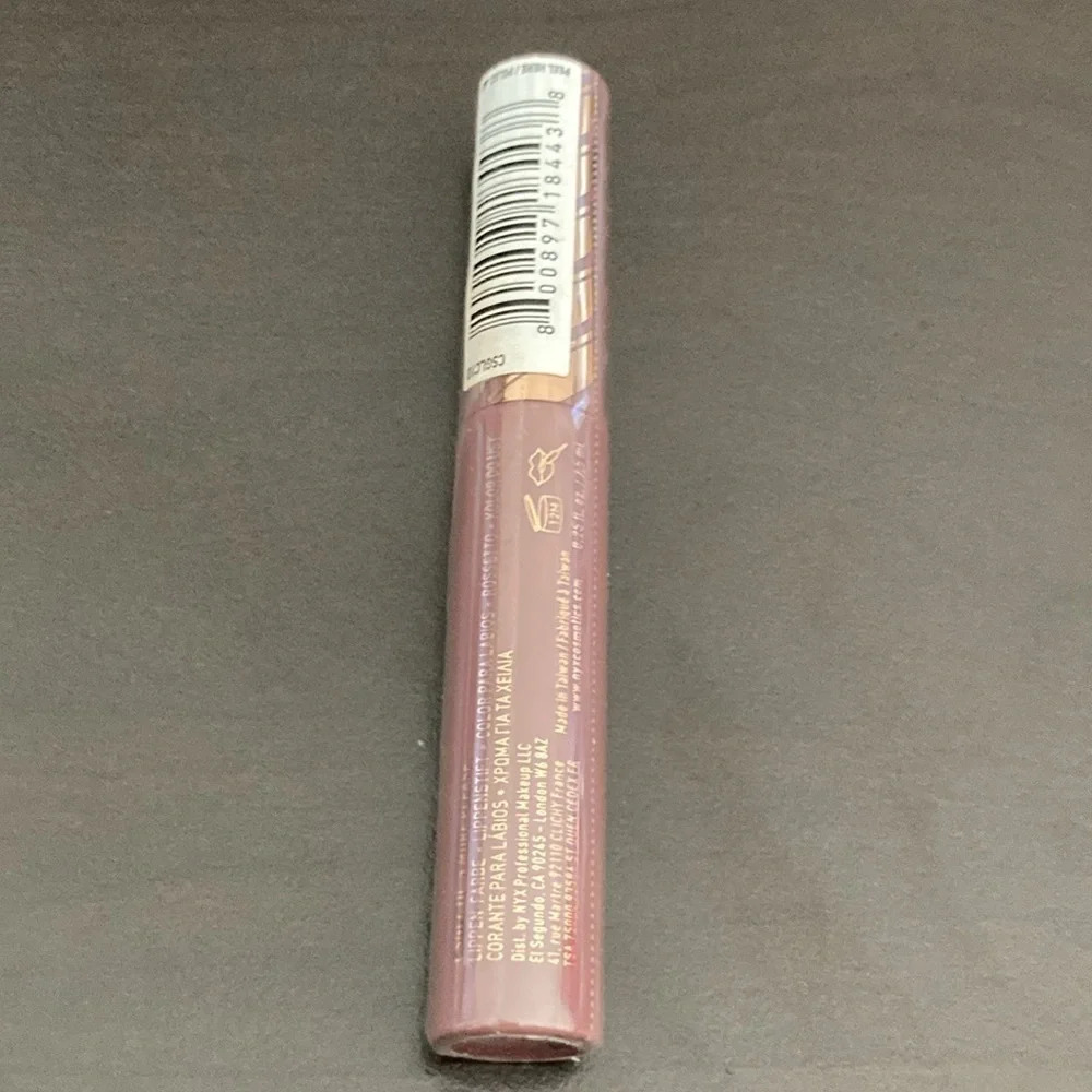 NYX Lip candy slick glowy S’More Please​ neutral pink mauve NWT gloss lipstick